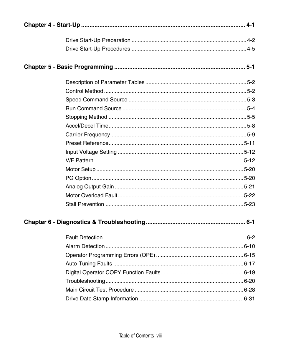 Yaskawa F7 Drive User Manual User Manual | Page 9 / 255