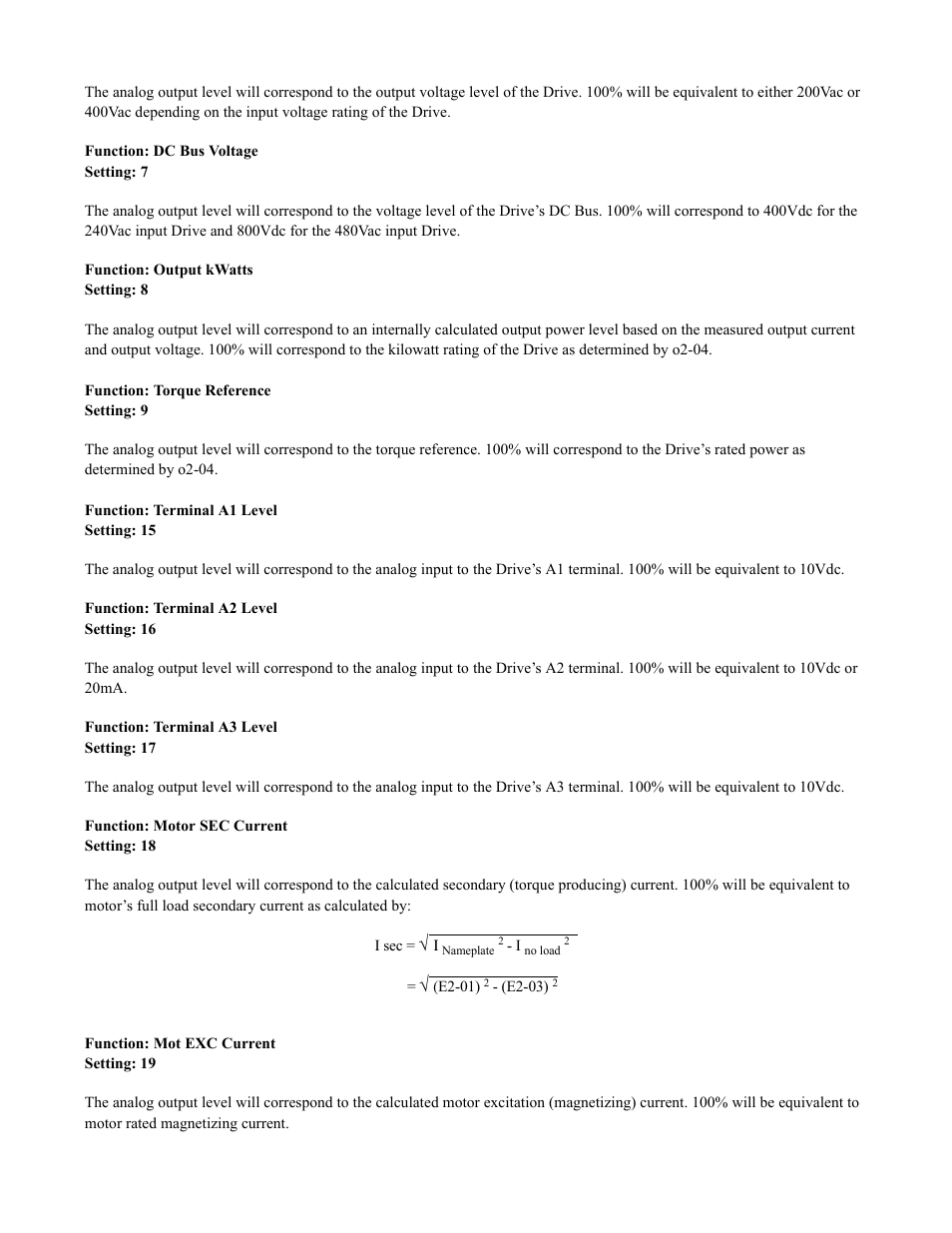 Yaskawa F7 Drive Programming Manual User Manual | Page 115 / 202