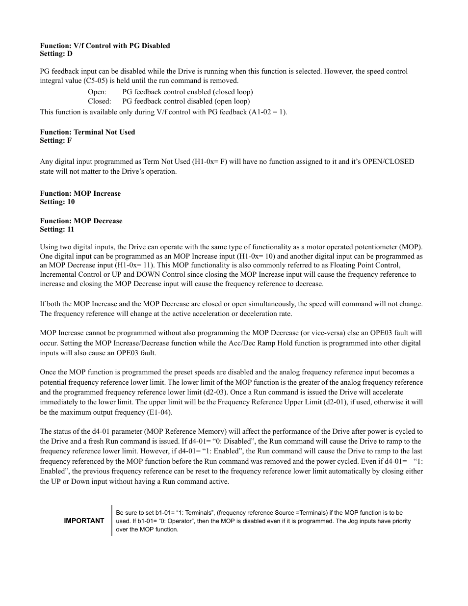 Yaskawa F7 Drive Programming Manual User Manual | Page 84 / 202