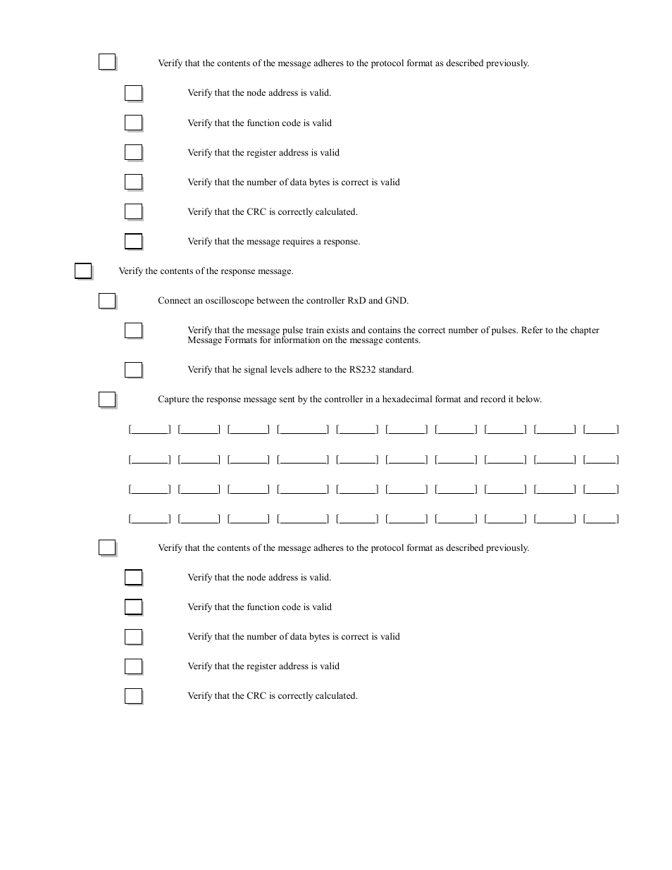 Troubleshooting serial com 3-3 | Yaskawa F7 Modbus User Manual | Page 34 / 84
