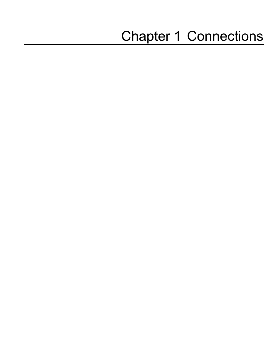 Chapter 1 connections, Chapter 1, Connections -1 | Yaskawa F7 Modbus User Manual | Page 5 / 84
