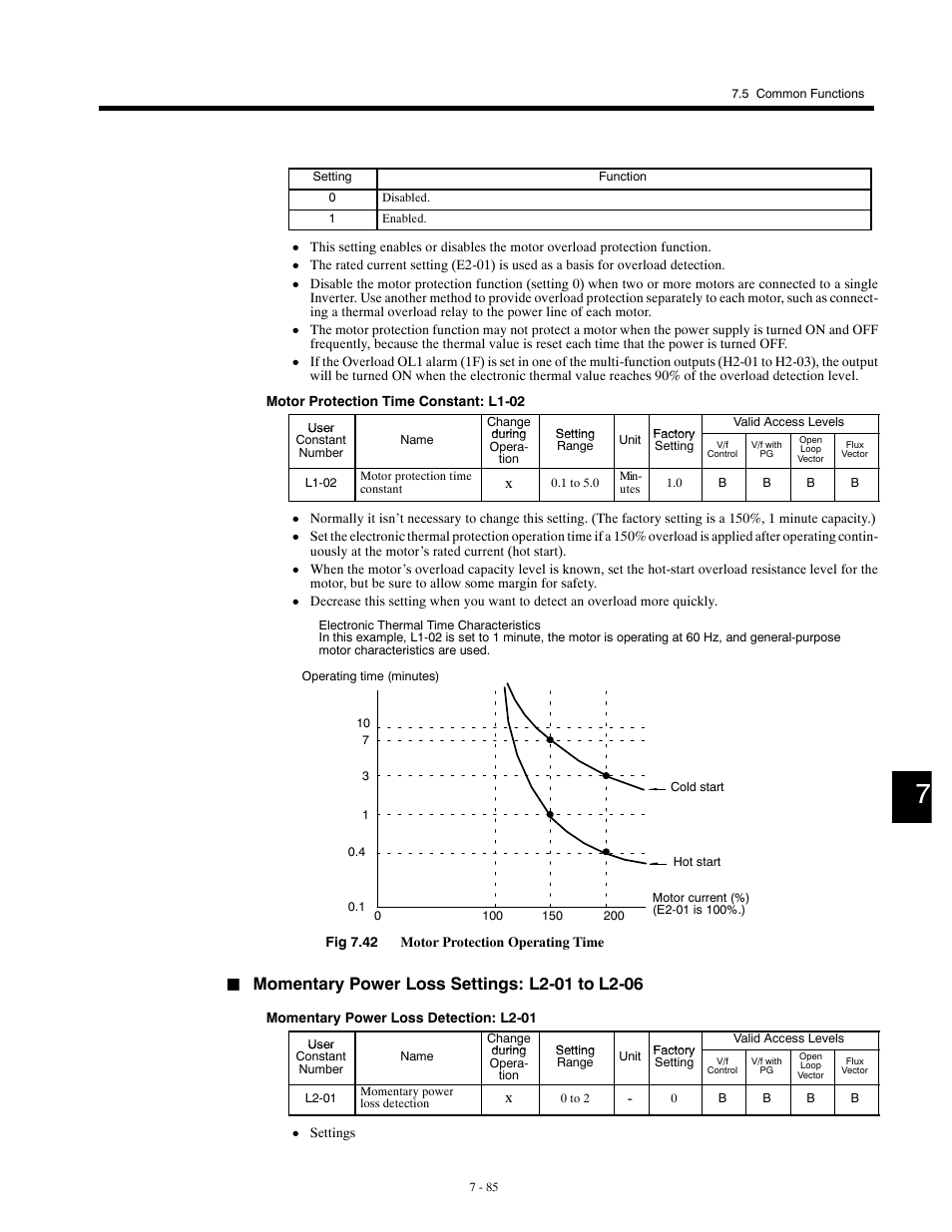 Yaskawa G5HHP Drive User Manual | Page 249 / 374