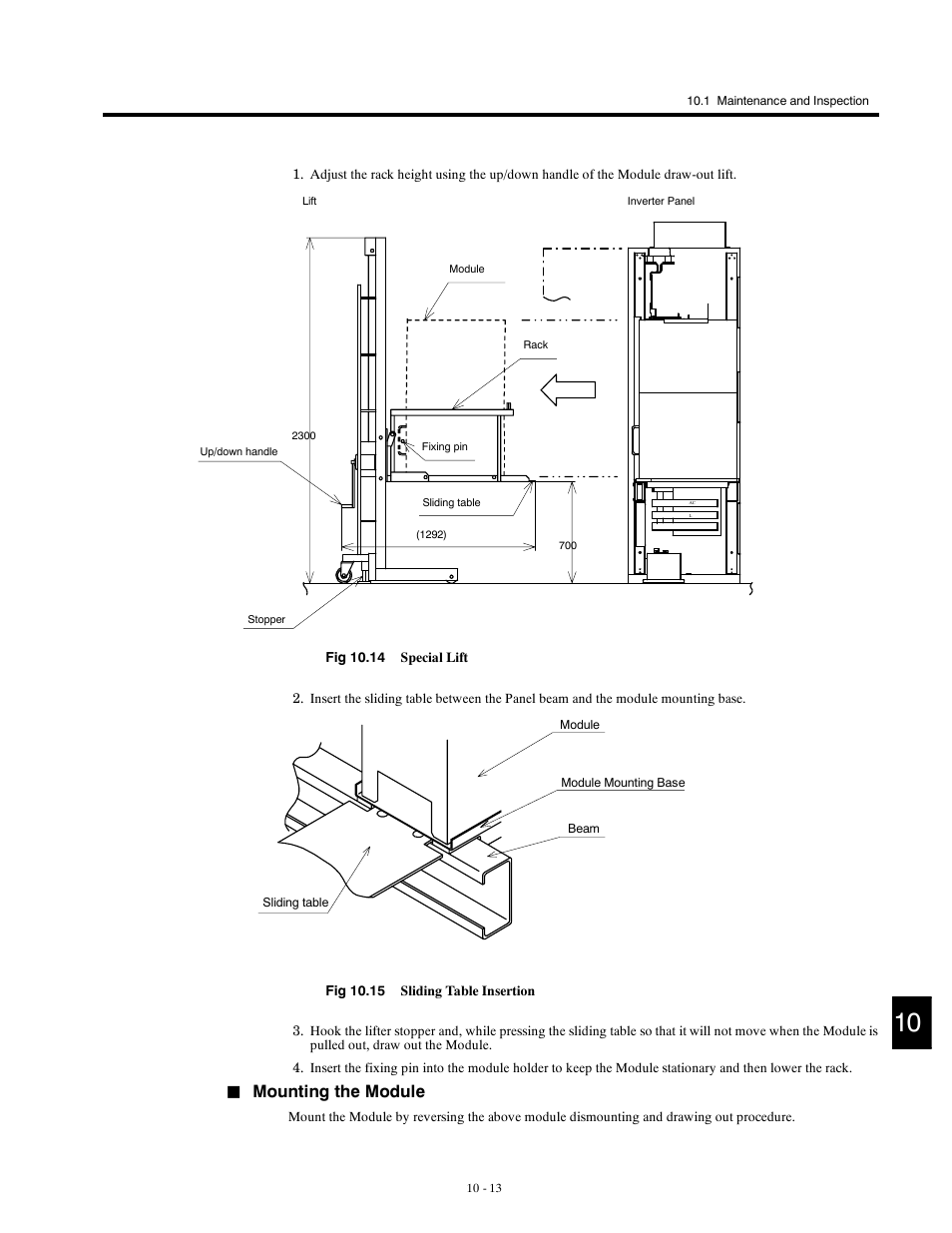 Mounting the module | Yaskawa G5HHP Drive User Manual | Page 337 / 374