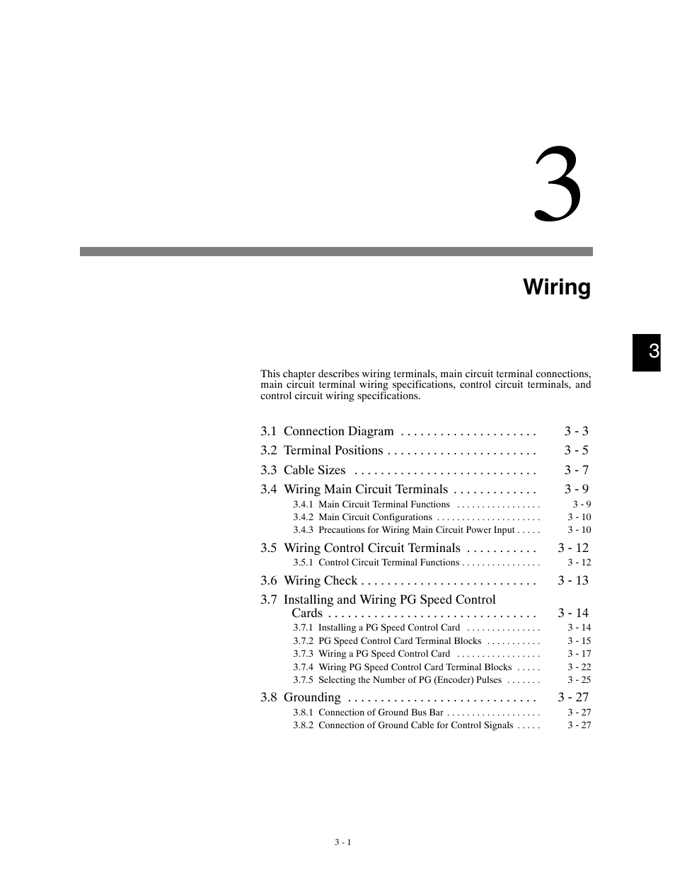 Wiring | Yaskawa G5HHP Drive User Manual | Page 41 / 374