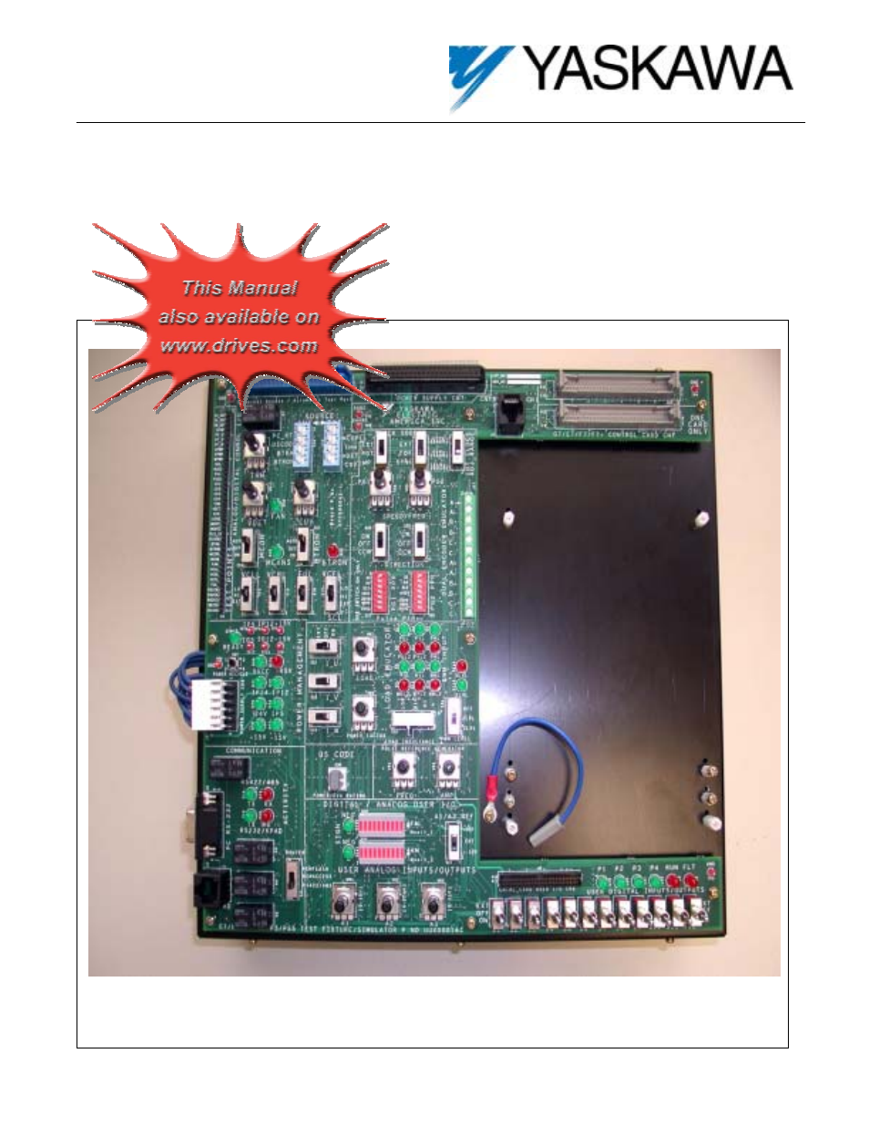 Yaskawa Drive Simulator User Manual | 11 pages