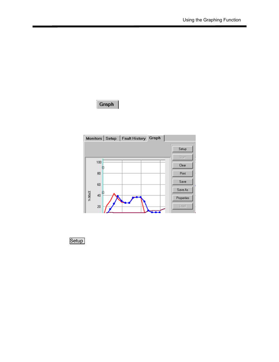 Using the graphing function | Yaskawa DriveWizard AC Drive User Manual | Page 106 / 154