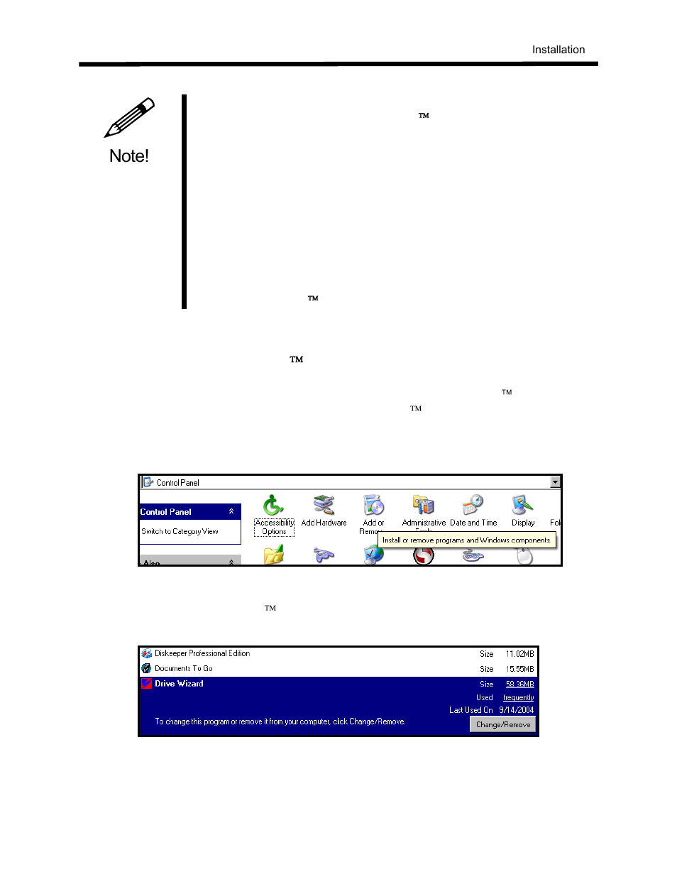 Uninstalling the drivewizardpc software | Yaskawa DriveWizard AC Drive User Manual | Page 16 / 154
