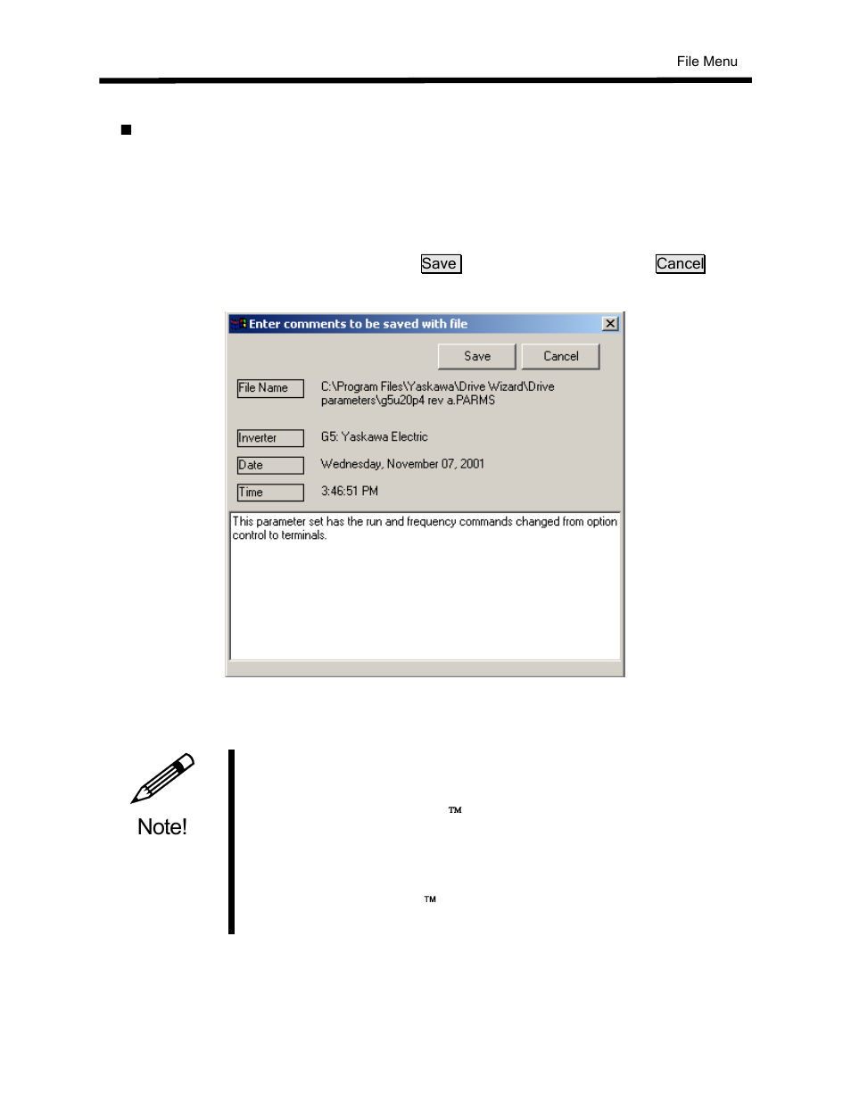 Yaskawa DriveWizard AC Drive User Manual | Page 39 / 154
