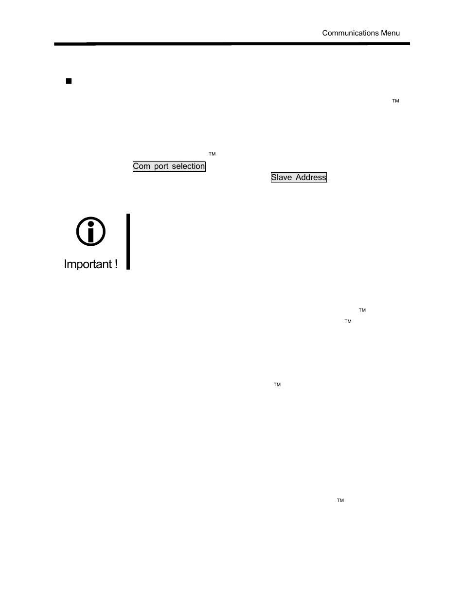 Serial communications, Important | Yaskawa DriveWizard AC Drive User Manual | Page 54 / 154