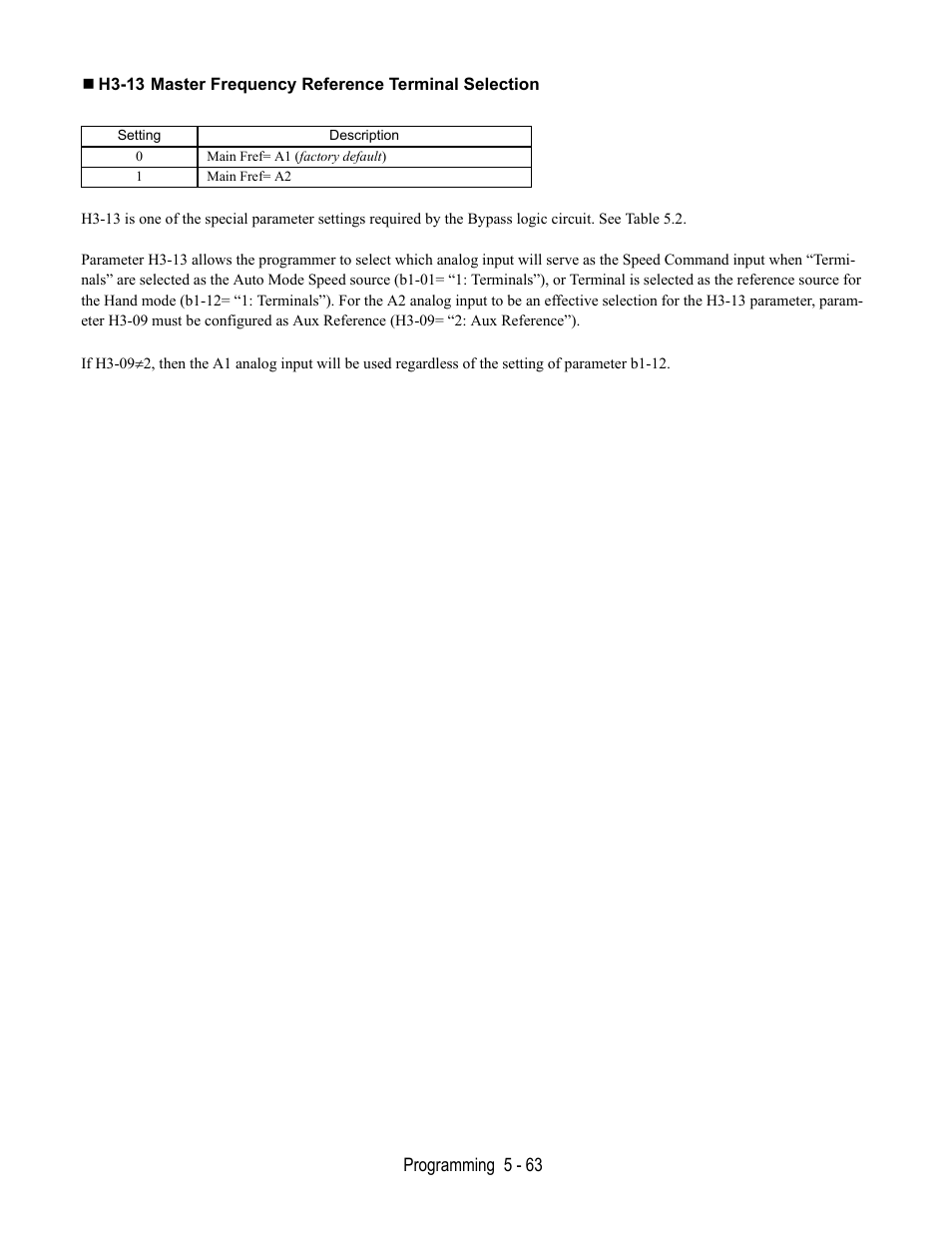 Yaskawa E7B Drive Bypass User Manual | Page 157 / 306