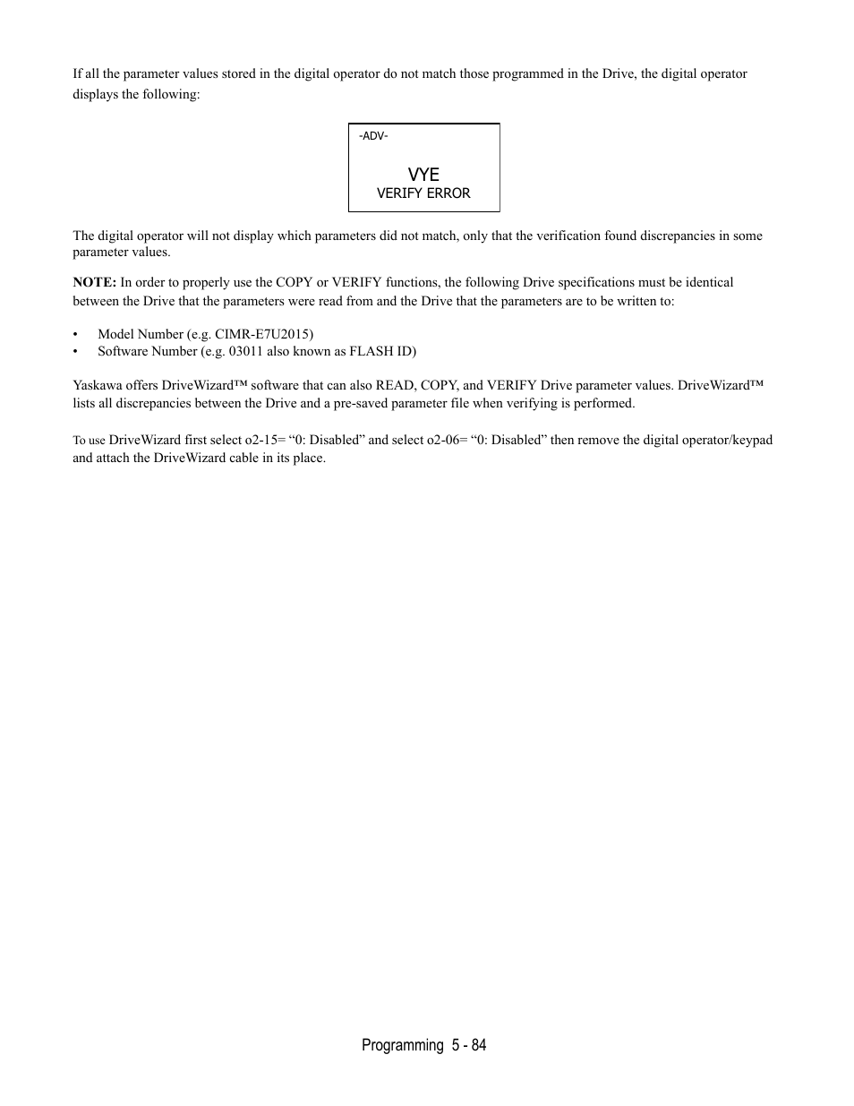 Yaskawa E7B Drive Bypass User Manual | Page 178 / 306