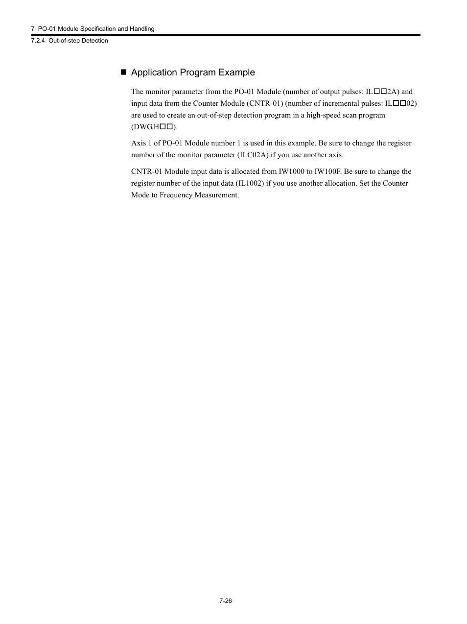 Application program example | Yaskawa MP920 Motion Module User Manual | Page 328 / 450