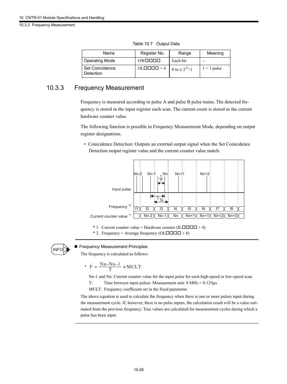 3 frequency measurement | Yaskawa MP920 Motion Module User Manual | Page 427 / 450