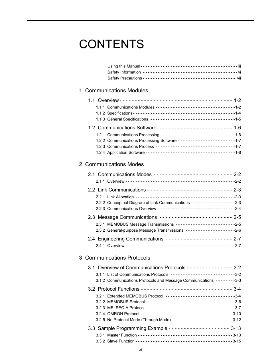 Yaskawa MP920 Communications Module User Manual | Page 11 / 337