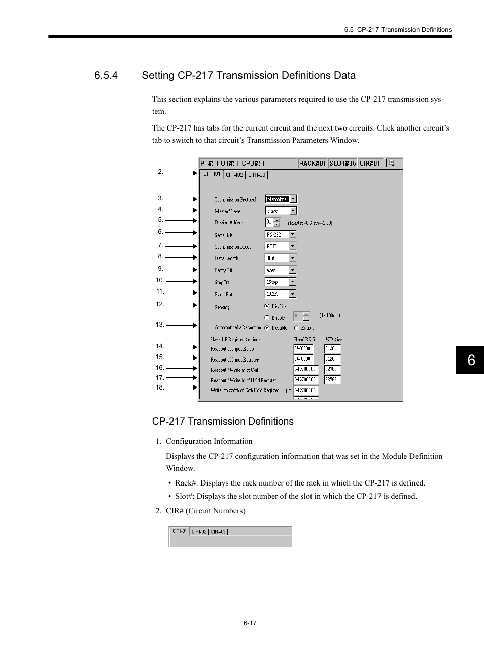 4 setting cp-217 transmission definitions data, Cp-217 transmission definitions | Yaskawa MP920 Communications Module User Manual | Page 133 / 337