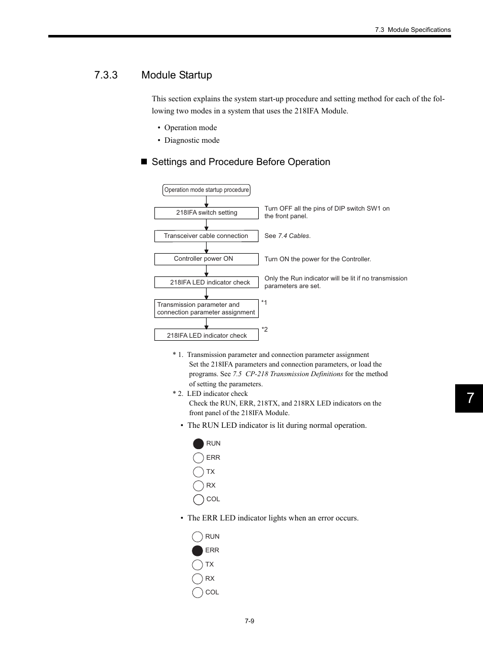 3 module startup, Settings and procedure before operation | Yaskawa MP920 Communications Module User Manual | Page 155 / 337