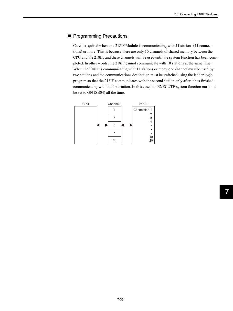 Programming precautions | Yaskawa MP920 Communications Module User Manual | Page 179 / 337