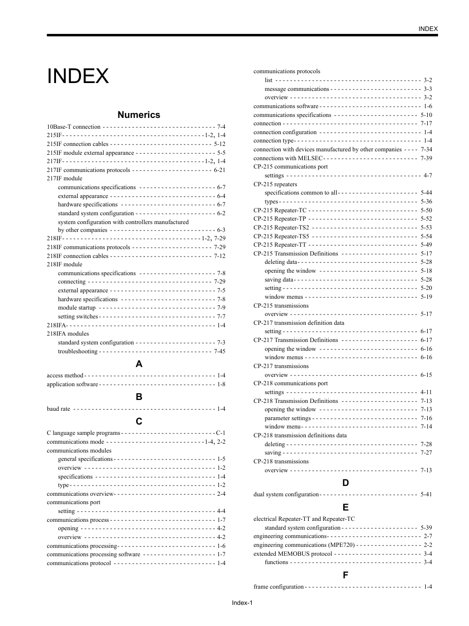 Index, Numerics | Yaskawa MP920 Communications Module User Manual | Page 334 / 337