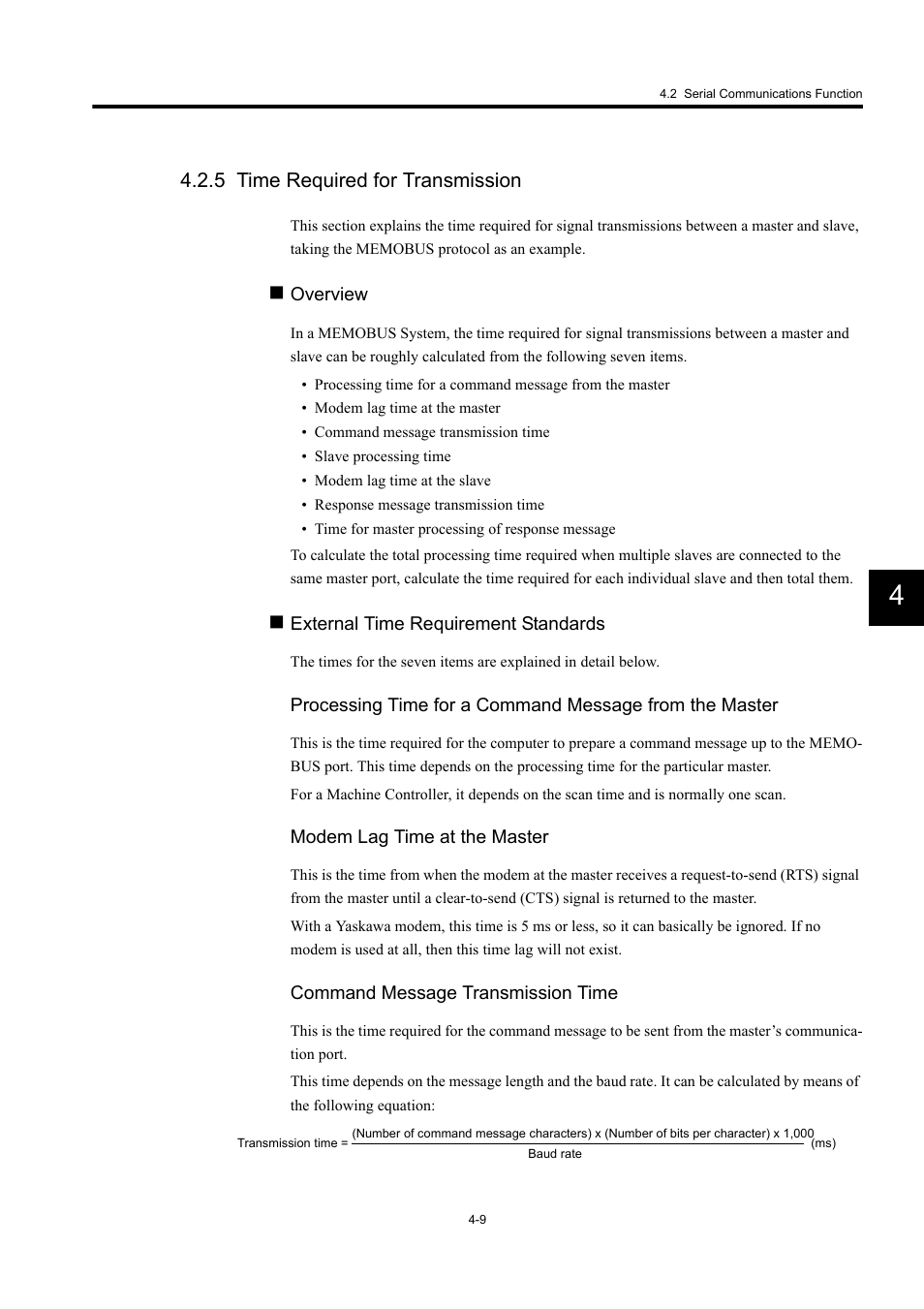 5 time required for transmission | Yaskawa MP940 User Manual | Page 102 / 522