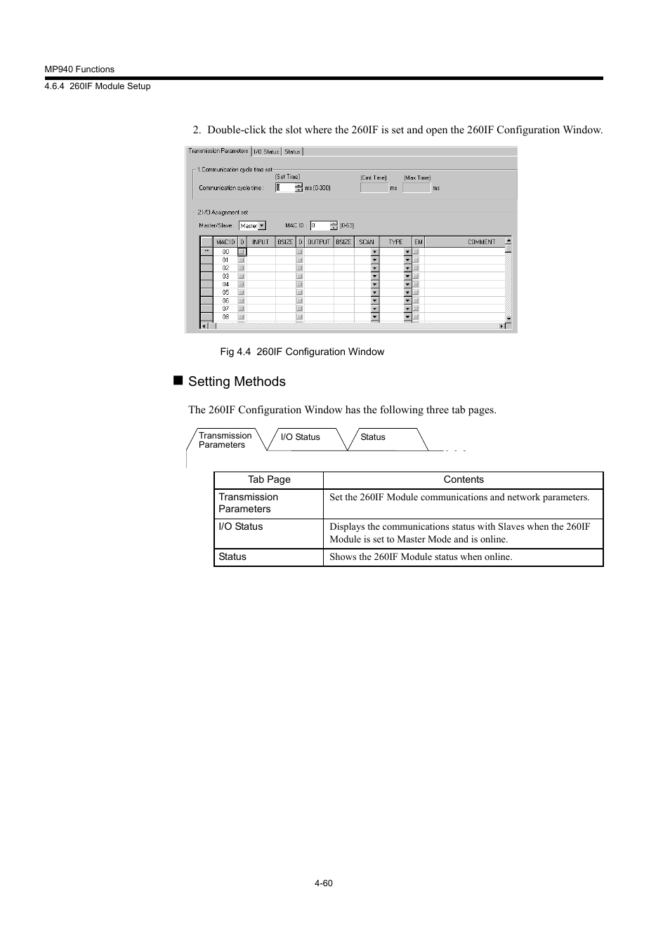 Setting methods | Yaskawa MP940 User Manual | Page 153 / 522