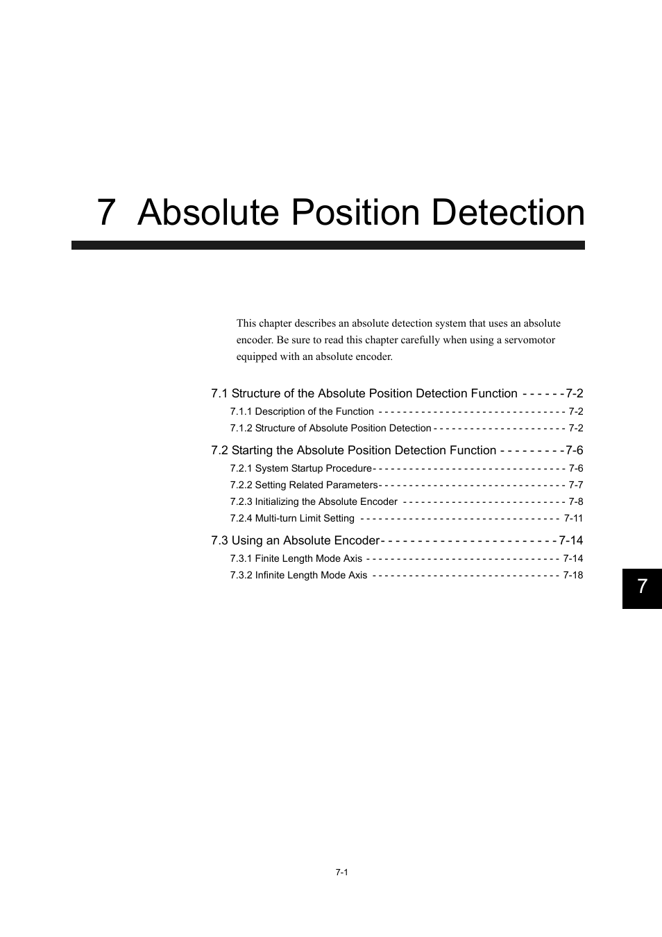 7 absolute position detection | Yaskawa MP940 User Manual | Page 315 / 522