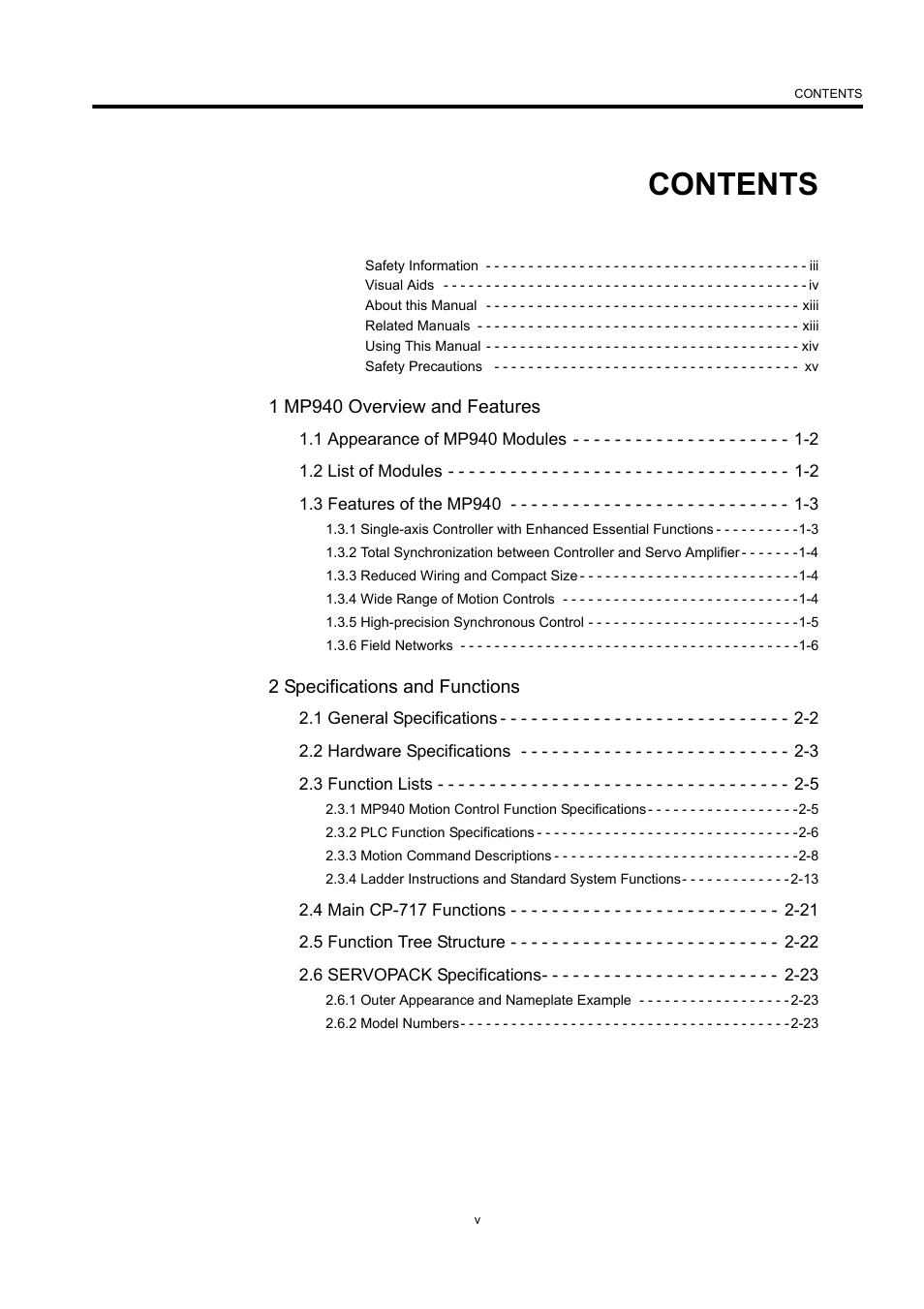 Yaskawa MP940 User Manual | Page 4 / 522