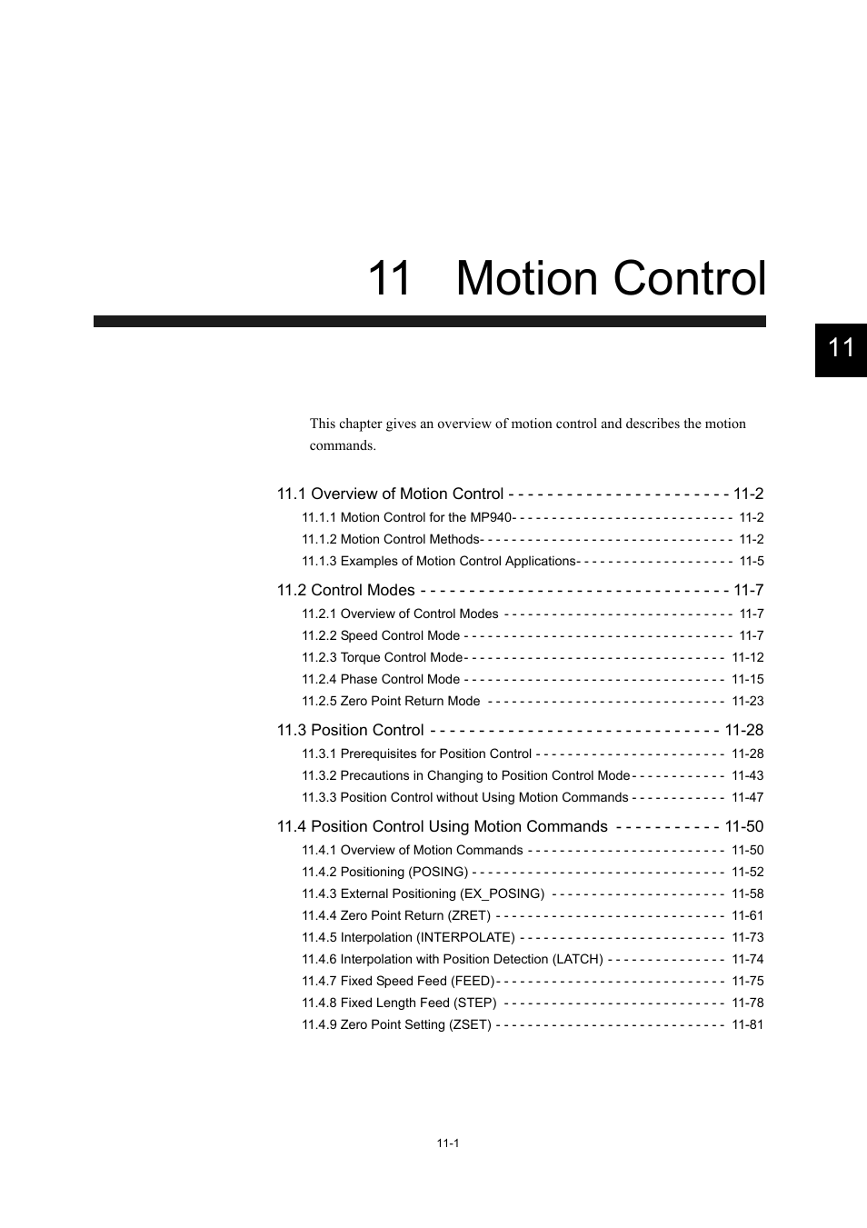 11 motion control | Yaskawa MP940 User Manual | Page 403 / 522