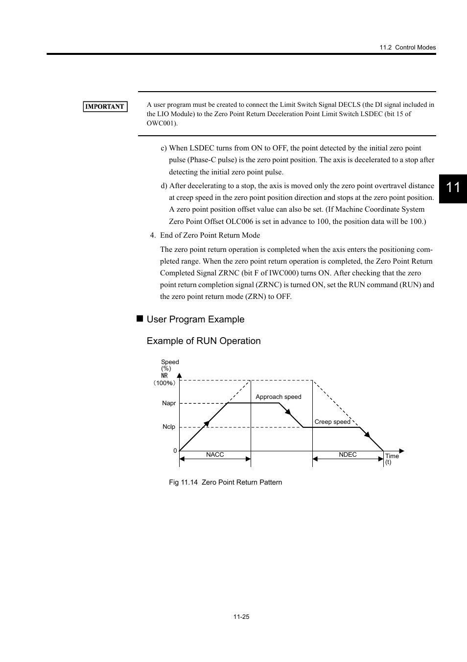 User program example example of run operation | Yaskawa MP940 User Manual | Page 427 / 522