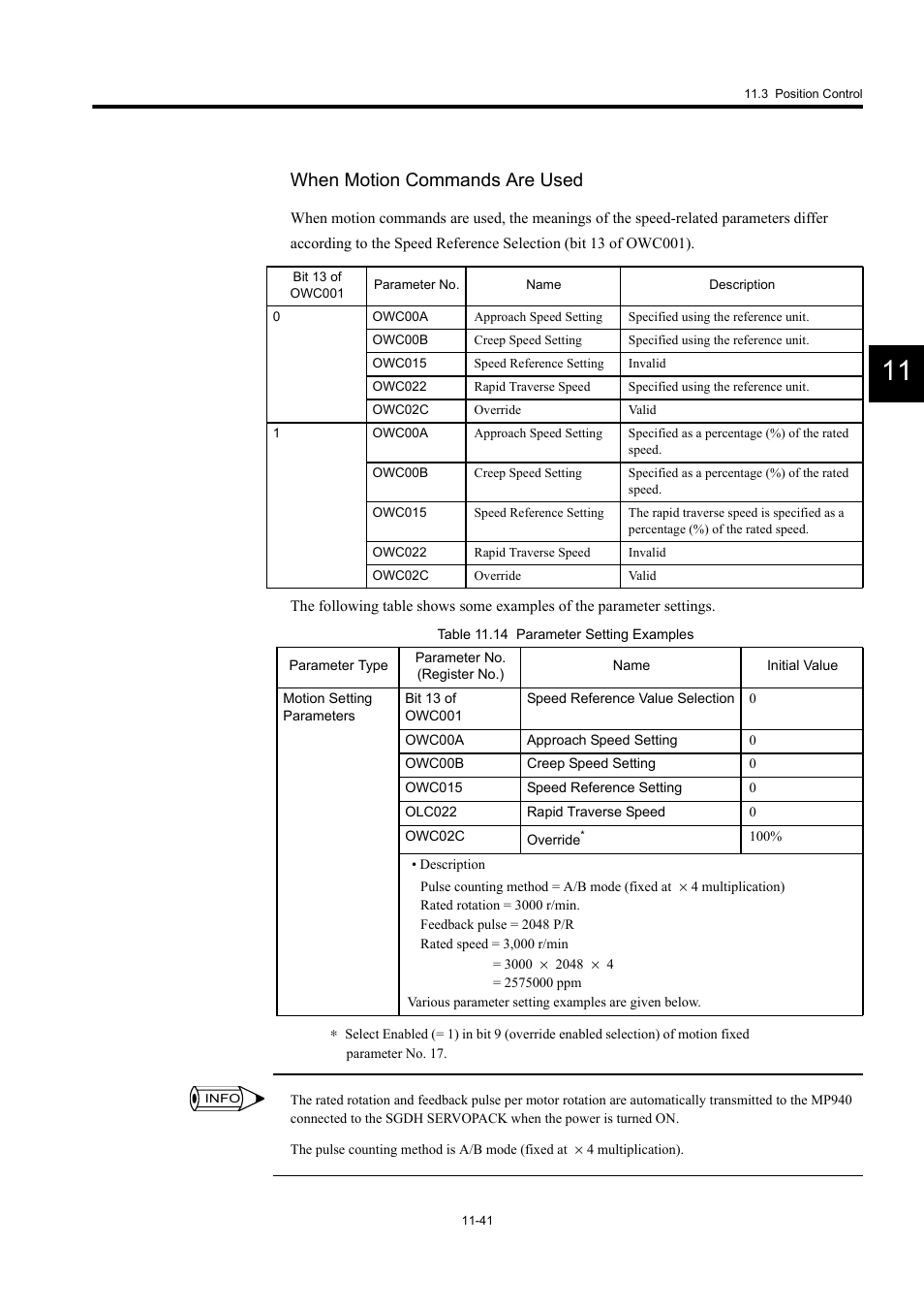 When motion commands are used | Yaskawa MP940 User Manual | Page 443 / 522