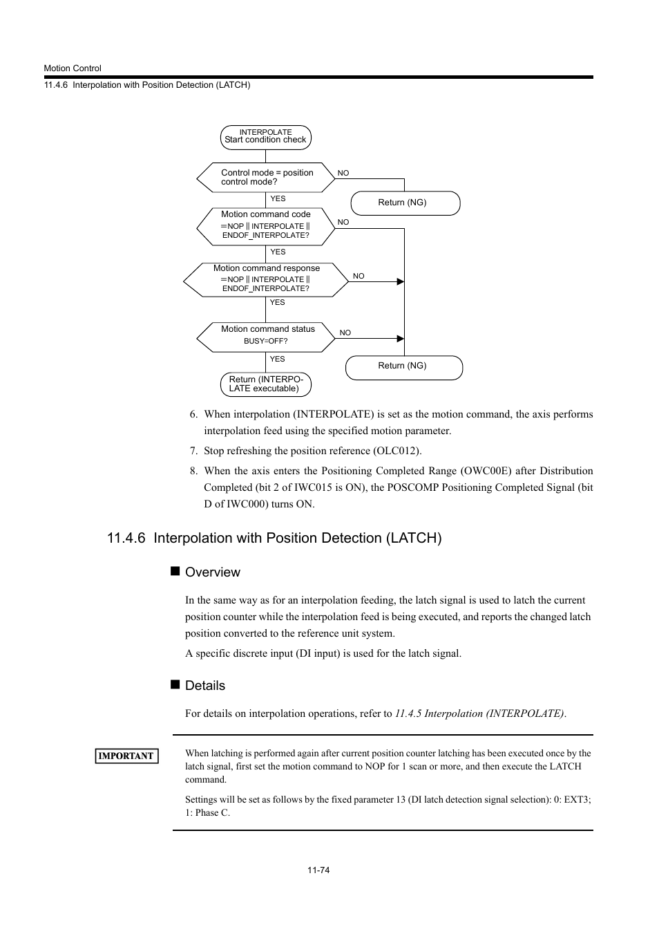 6 interpolation with position detection (latch), Overview, Details | Yaskawa MP940 User Manual | Page 476 / 522