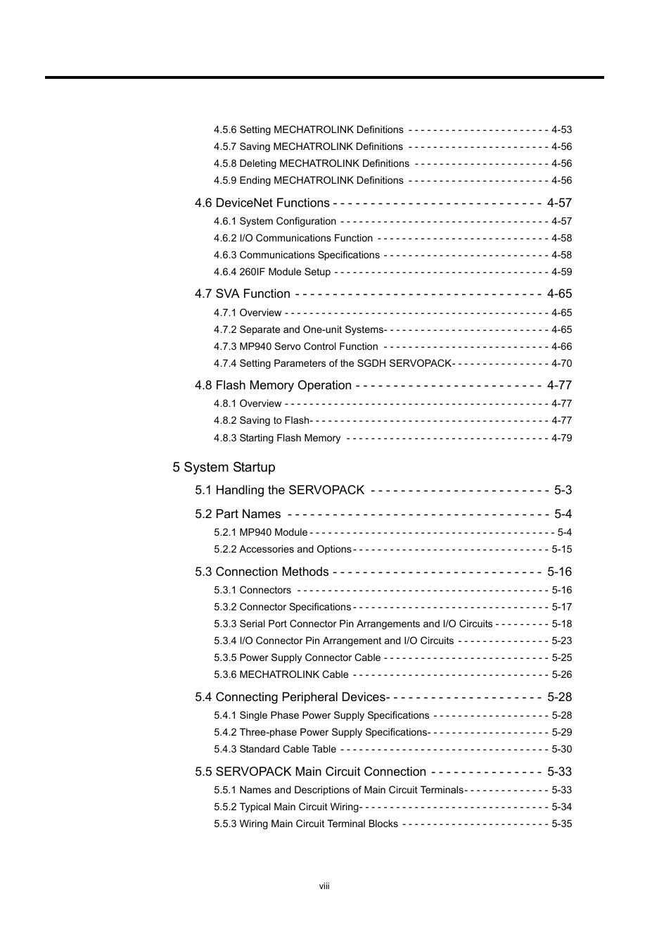 5 system startup | Yaskawa MP940 User Manual | Page 7 / 522