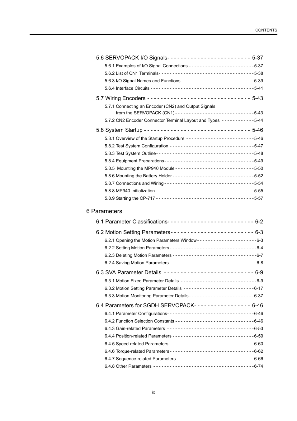 6 parameters | Yaskawa MP940 User Manual | Page 8 / 522