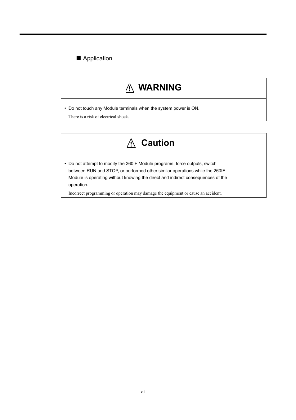 Warning, Caution | Yaskawa 260IF DeviceNet System User Manual | Page 12 / 95