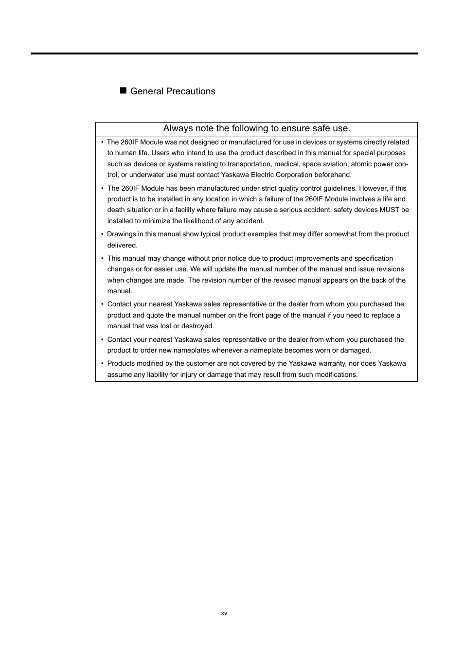 Yaskawa 260IF DeviceNet System User Manual | Page 14 / 95