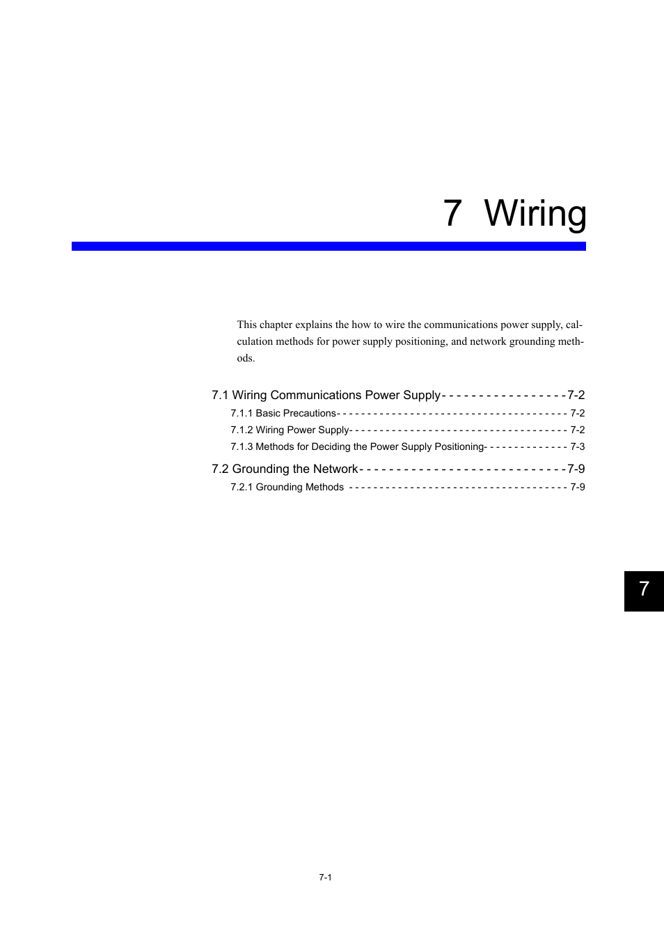 7 wiring | Yaskawa 260IF DeviceNet System User Manual | Page 74 / 95
