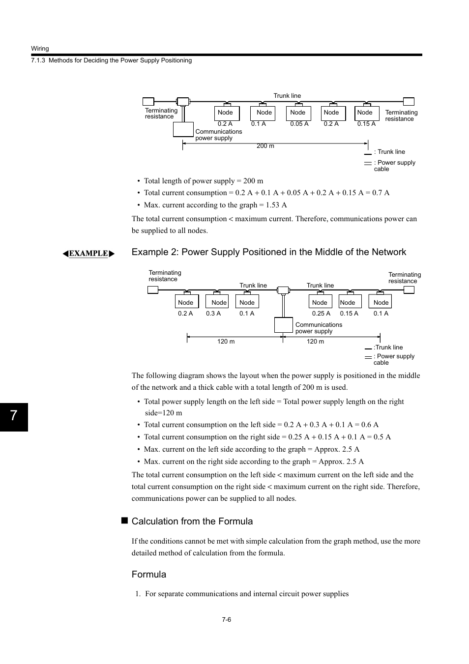 Calculation from the formula, Formula | Yaskawa 260IF DeviceNet System User Manual | Page 79 / 95