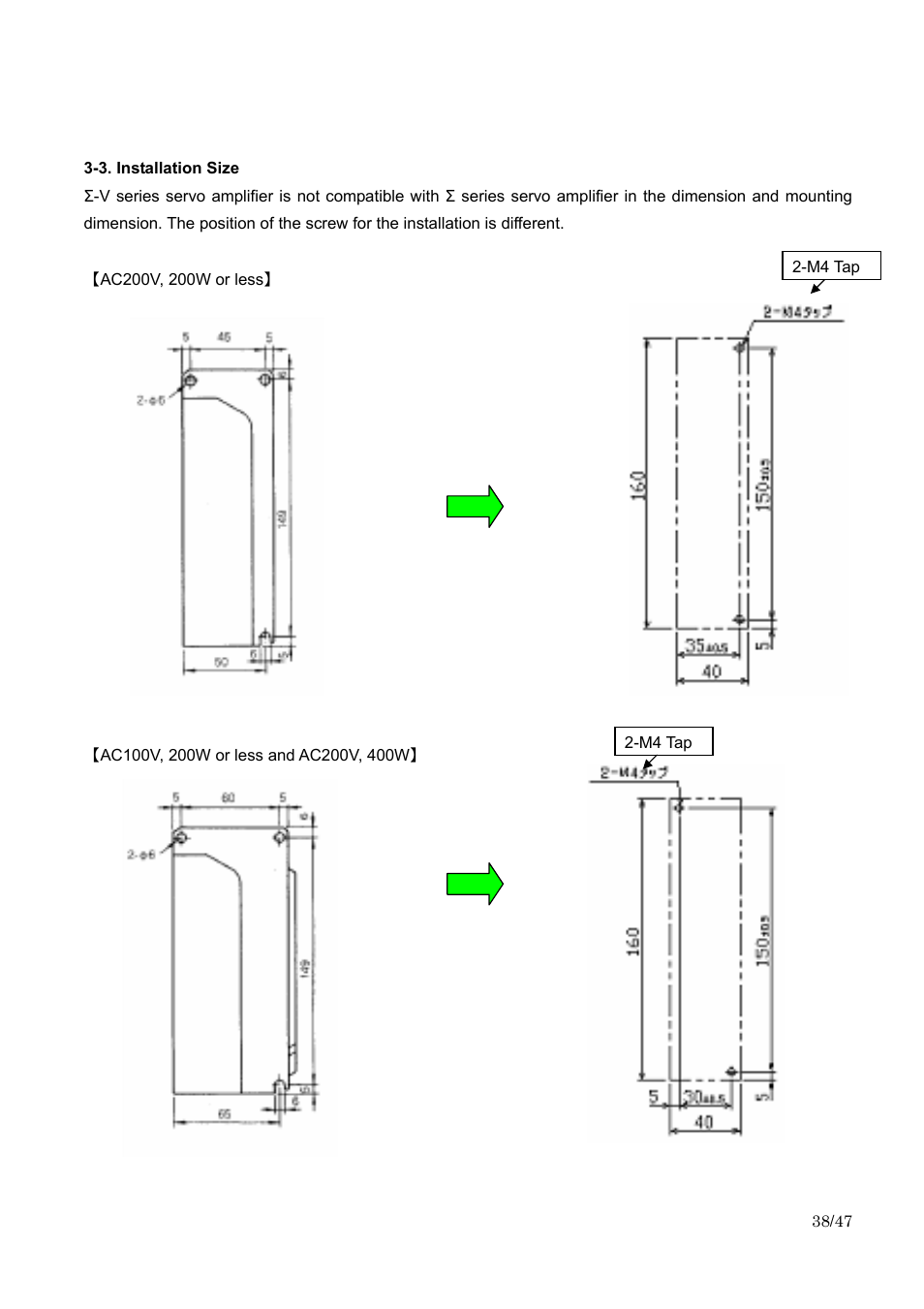 Yaskawa Sigma I to Sigma-5 Conversion Guide User Manual | Page 38 / 47