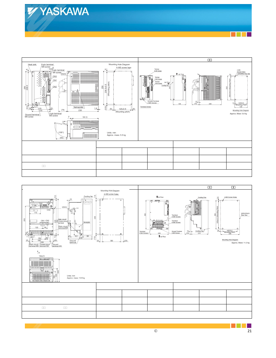 Yaskawa Sigma-5 SGDV User Manual | Page 11 / 21