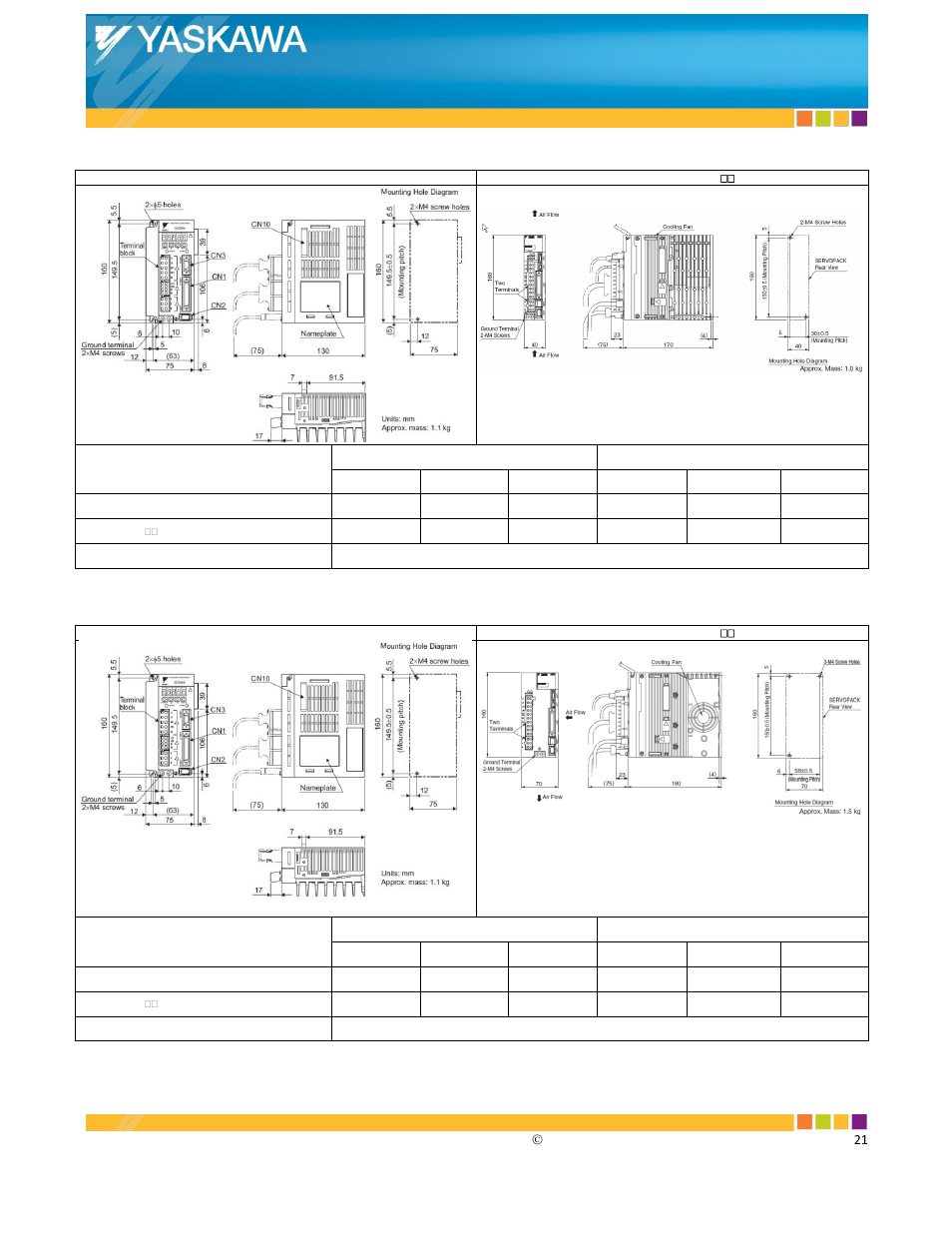 Yaskawa Sigma-5 SGDV User Manual | Page 3 / 21