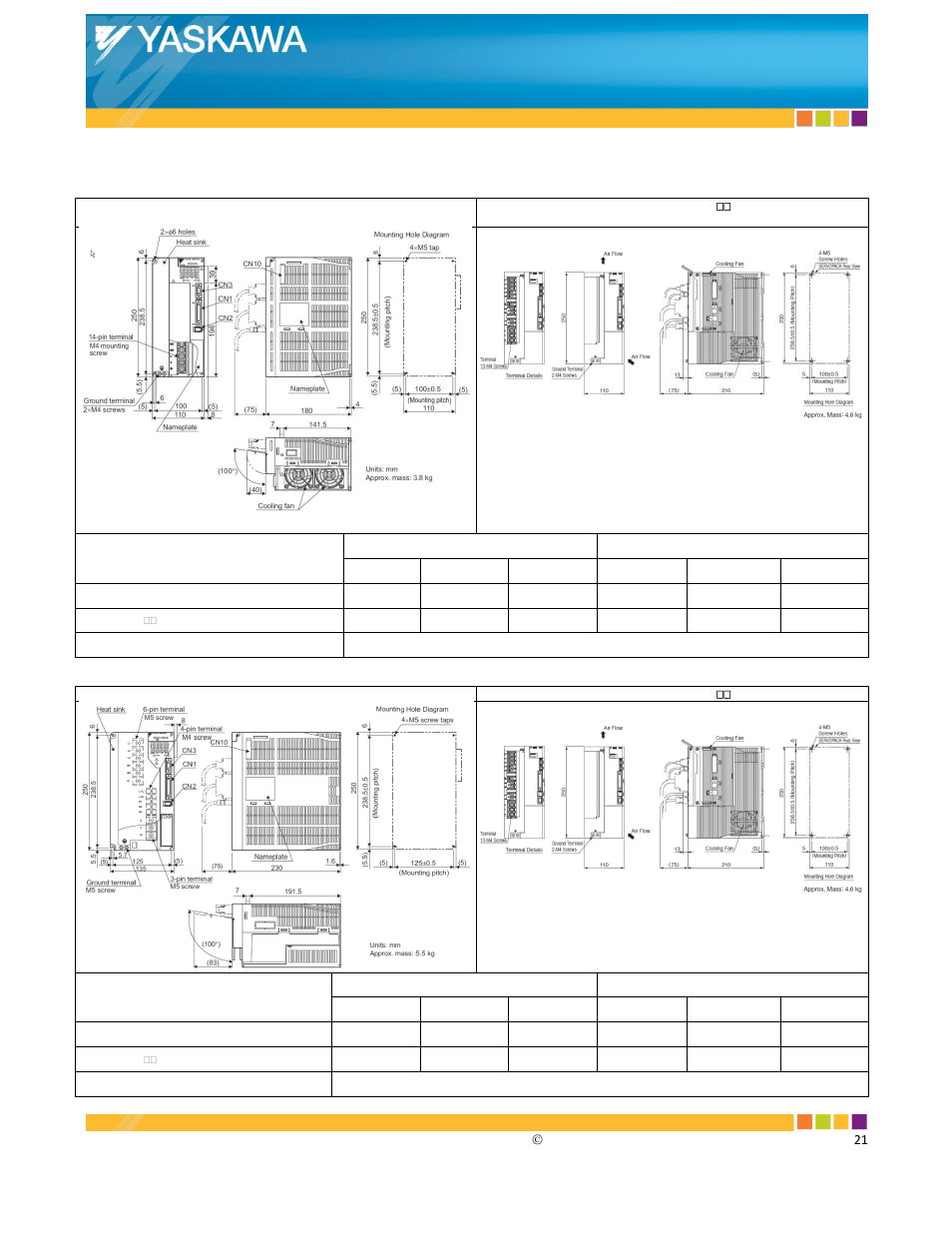 Yaskawa Sigma-5 SGDV User Manual | Page 7 / 21