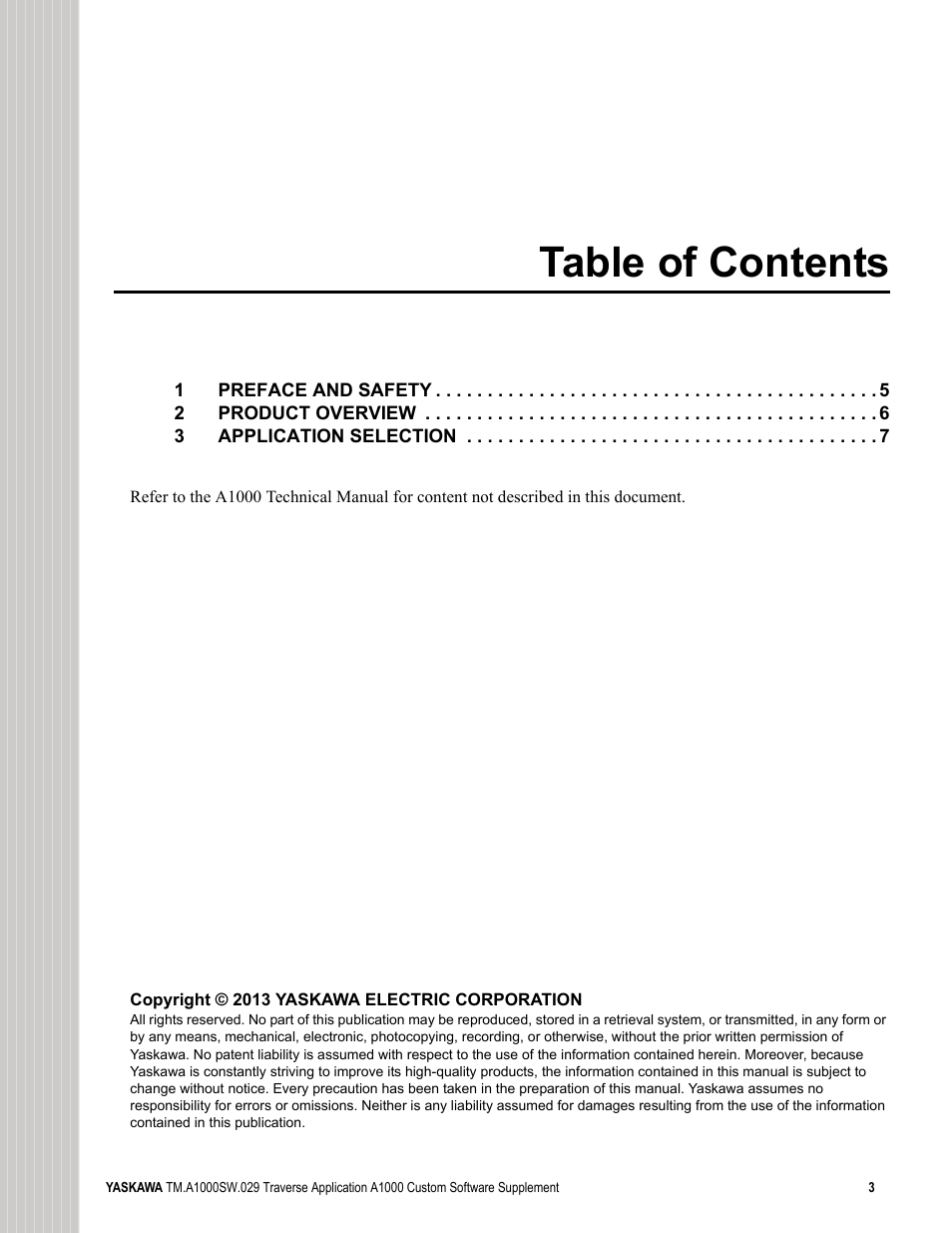 Yaskawa AC Drive-A1000 User Manual | Page 3 / 18