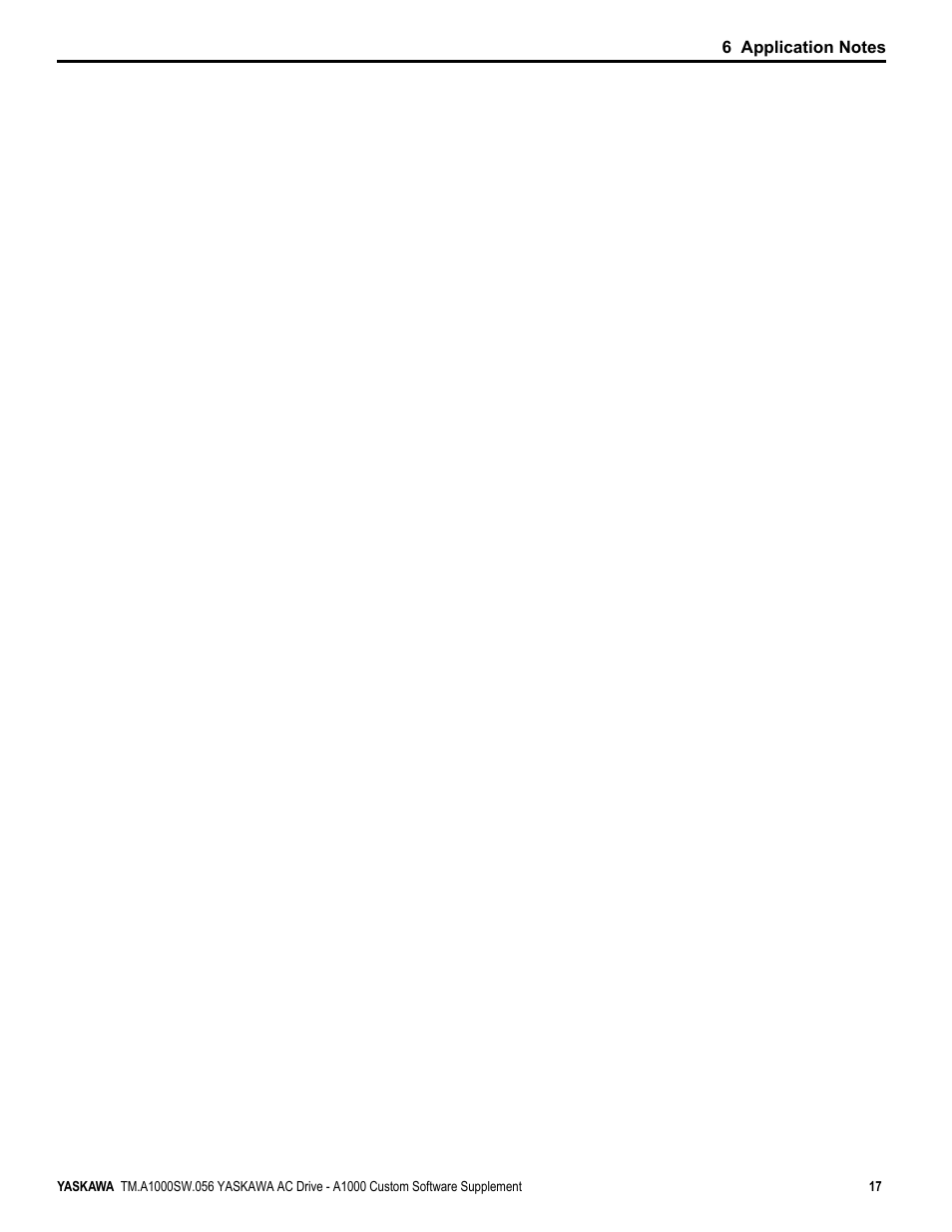 Yaskawa AC Drive - A1000 Option Hz High Frequency Custom User Manual | Page 17 / 18