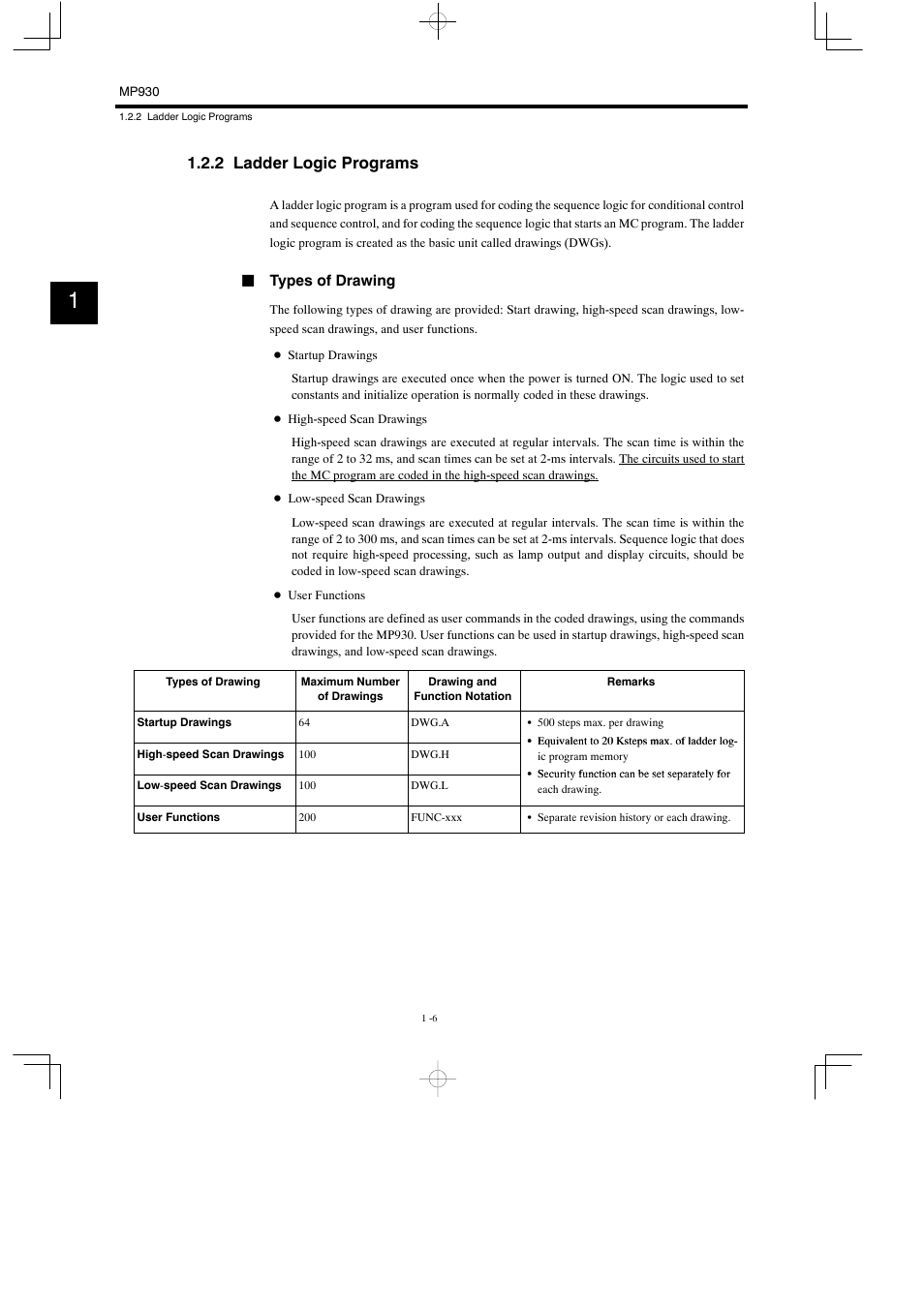 2 ladder logic programs | Yaskawa MP930 User Manual | Page 18 / 338