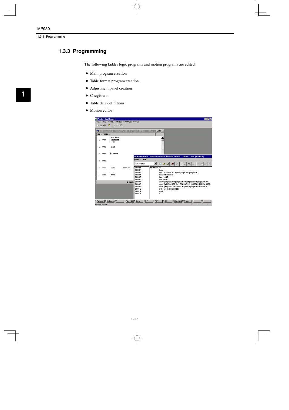 3 programming | Yaskawa MP930 User Manual | Page 24 / 338