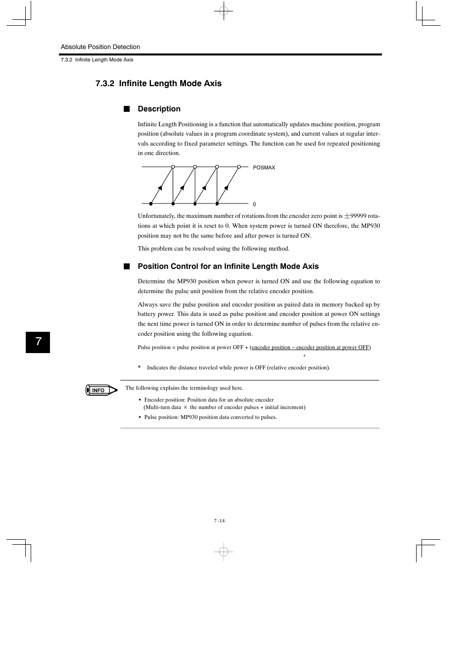 2 infinite length mode axis | Yaskawa MP930 User Manual | Page 245 / 338