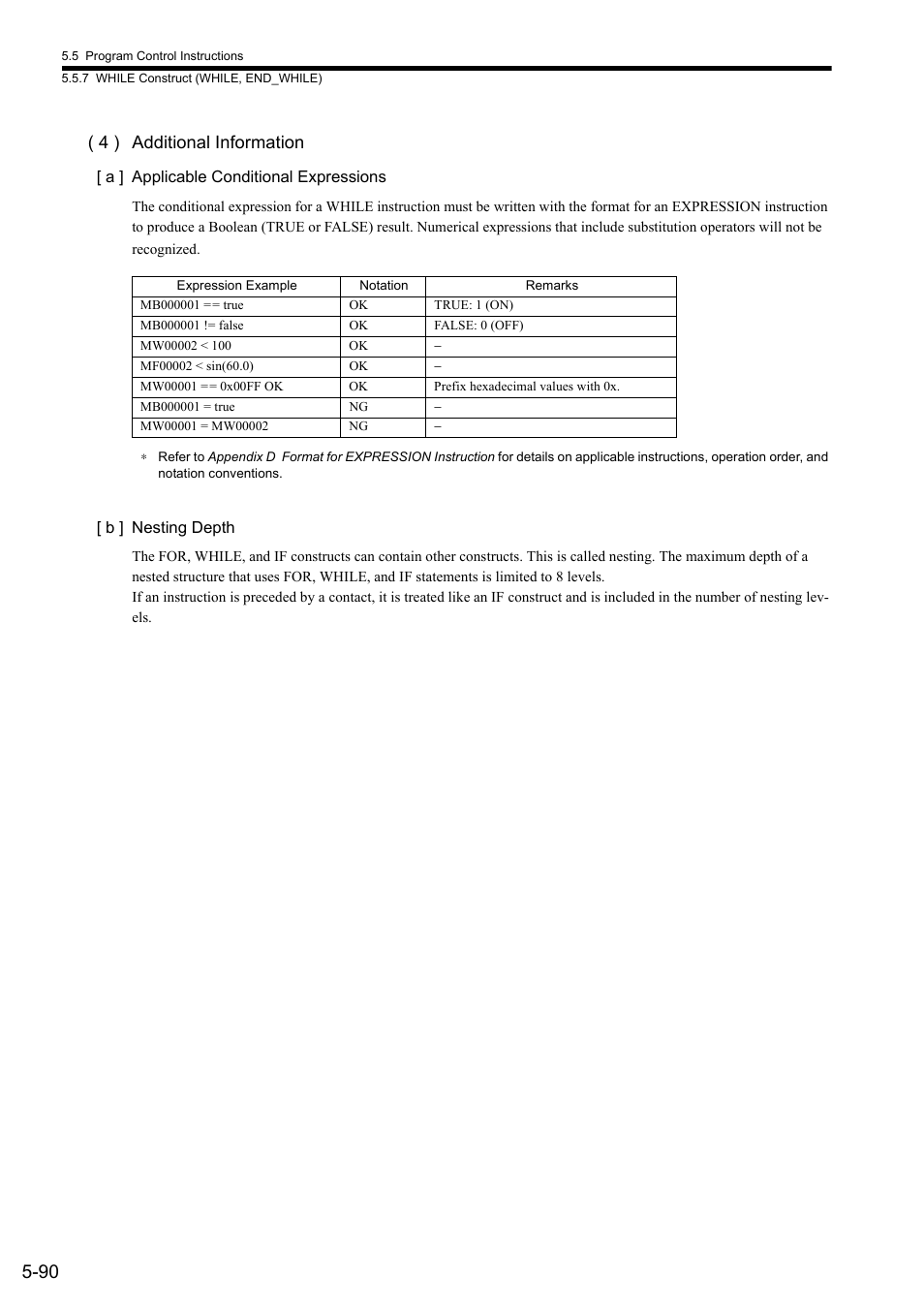 4 ) additional information | Yaskawa MP900 Series Ladder Programming Manual User Manual | Page 159 / 415