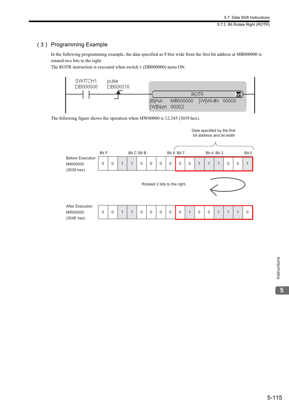 3 ) programming example | Yaskawa MP900 Series Ladder Programming Manual User Manual | Page 184 / 415
