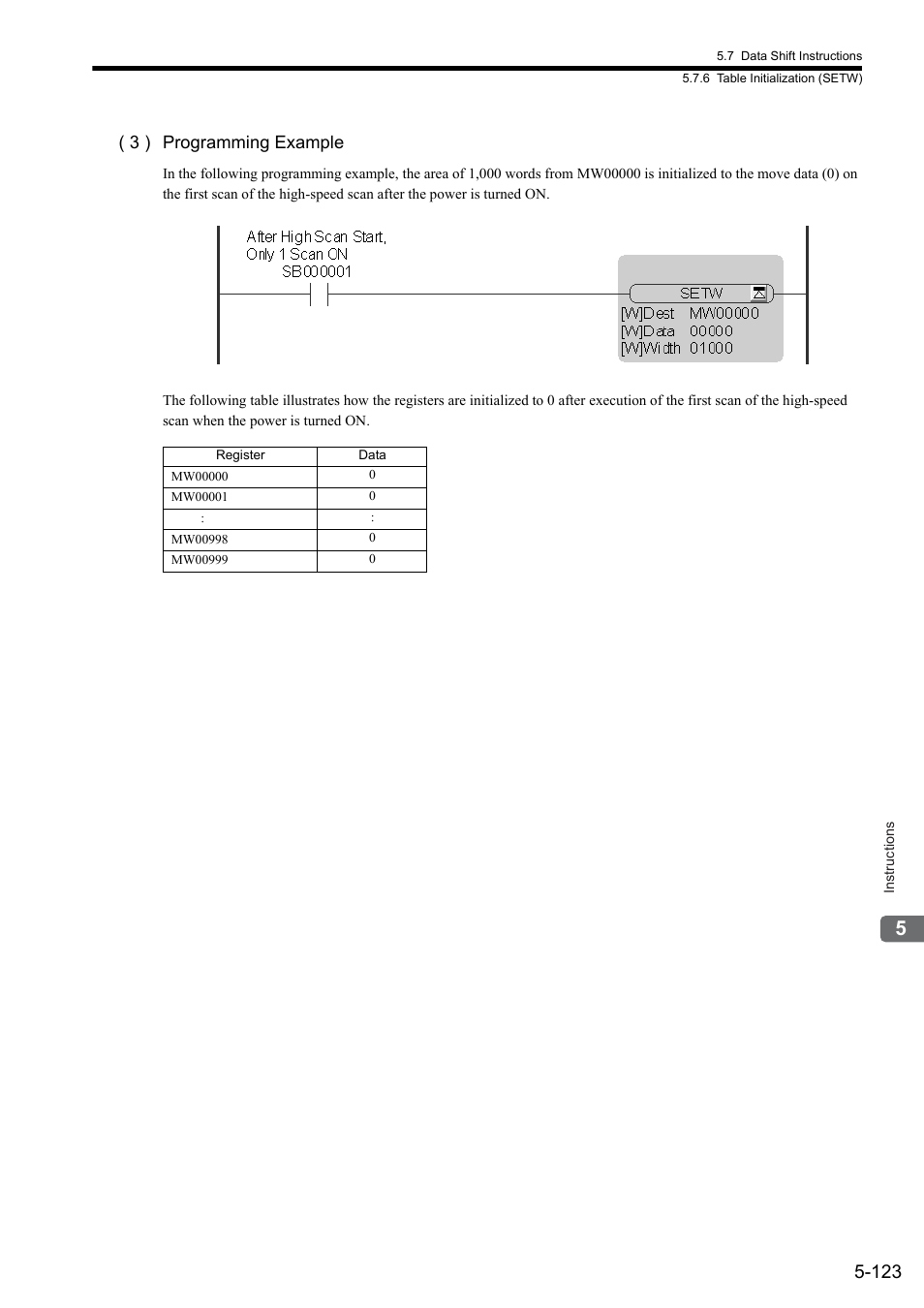 3 ) programming example | Yaskawa MP900 Series Ladder Programming Manual User Manual | Page 192 / 415