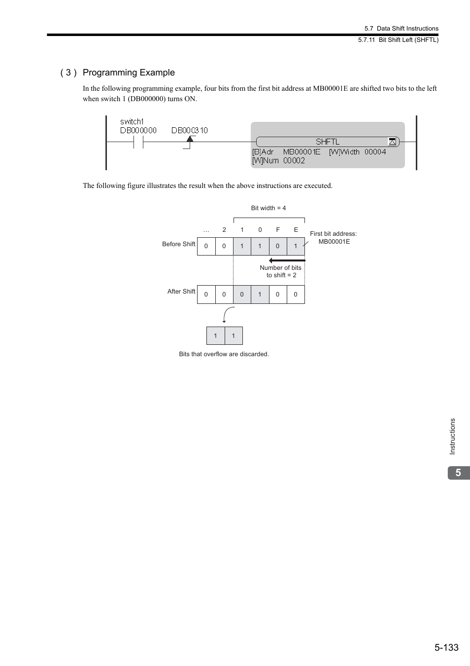 3 ) programming example | Yaskawa MP900 Series Ladder Programming Manual User Manual | Page 202 / 415