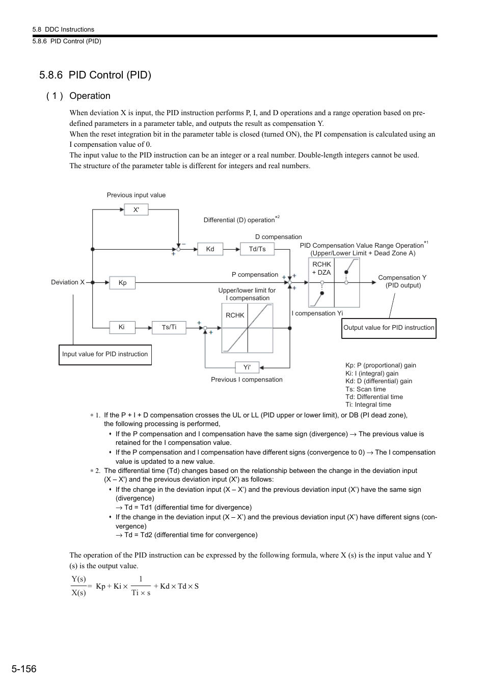 6 pid control (pid), 1 ) operation | Yaskawa MP900 Series Ladder Programming Manual User Manual | Page 225 / 415